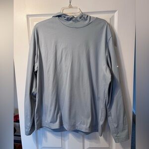 Adidas Men's Light Grey Hoodie - Size Large